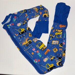 Little Sleepies Blue Construction Pajama Set